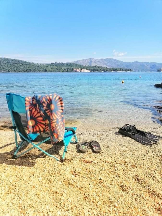 Spacious Apartment Amaros Korcula Town Bagian luar foto